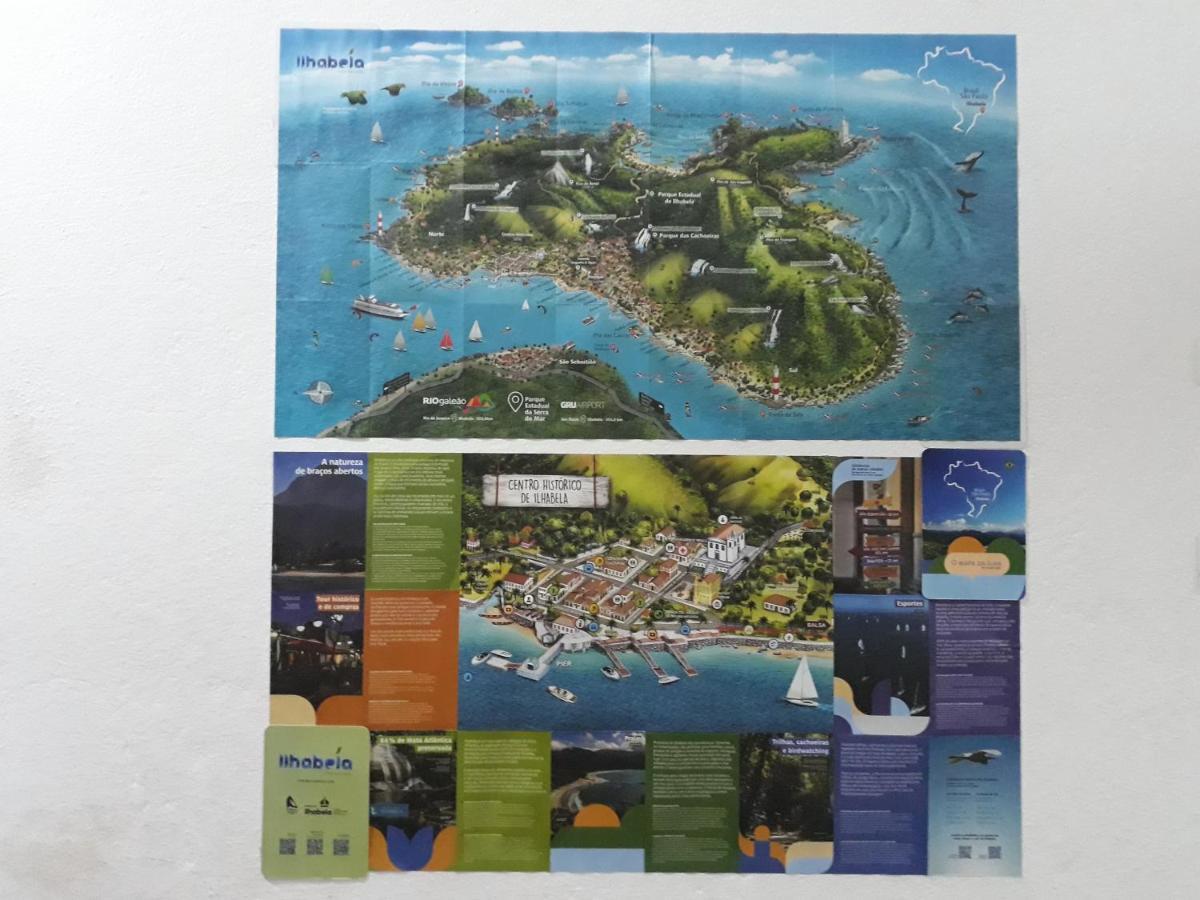 Apartamento Quartos próximo ao centro de Ilhabela Exterior foto
